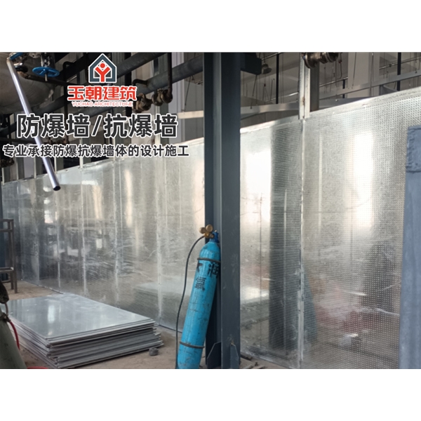 昌邑纤维复合钢板抗爆墙定制 轻质防爆墙施工安装一条龙服务